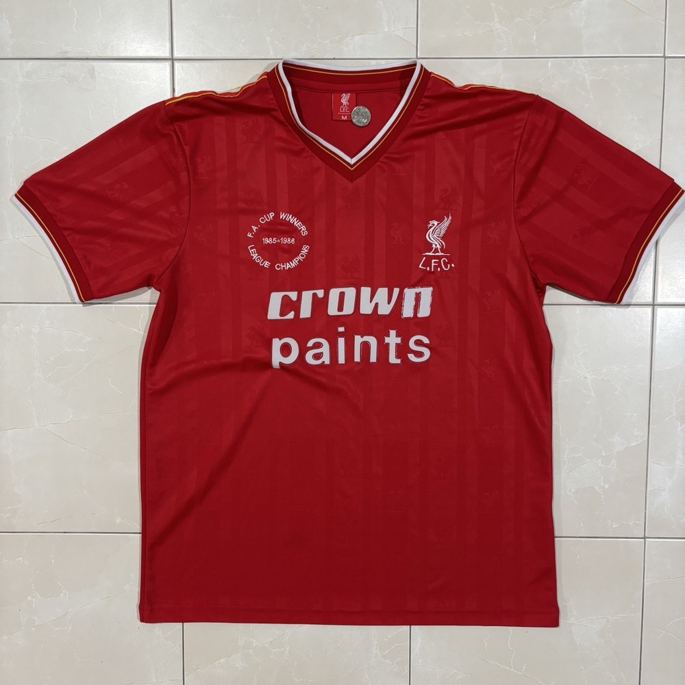 LIVERPOOL 1985-1986 HOME FOOTBALL SHIRT SOCCER JERSEY SIZE M